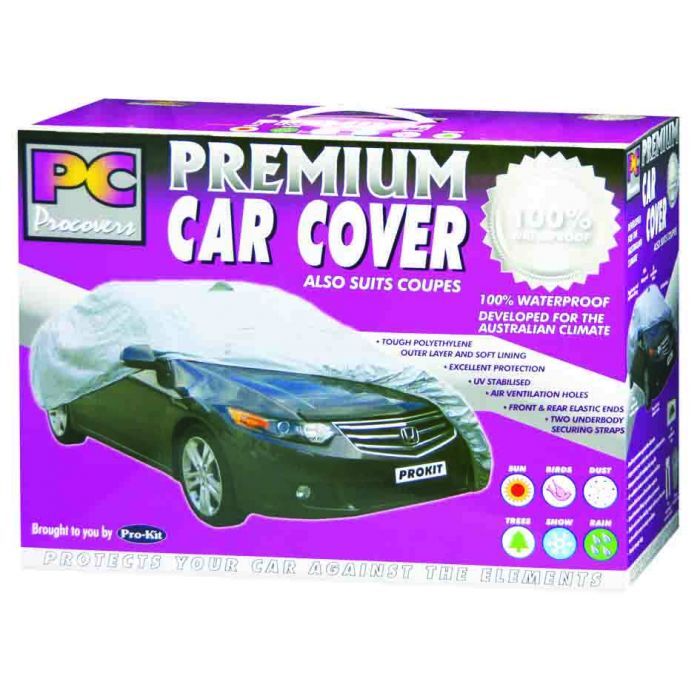 PC Covers Car Cover Extra Large 100% Waterproof 210" x 70" x 47" (533 x 178 x 119mm)