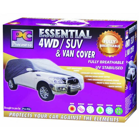 PC Covers 4WD SUV Van Cover Extra Large Breathable 70G 200" x 77" x 60" (508 x 195 x 152mm)
