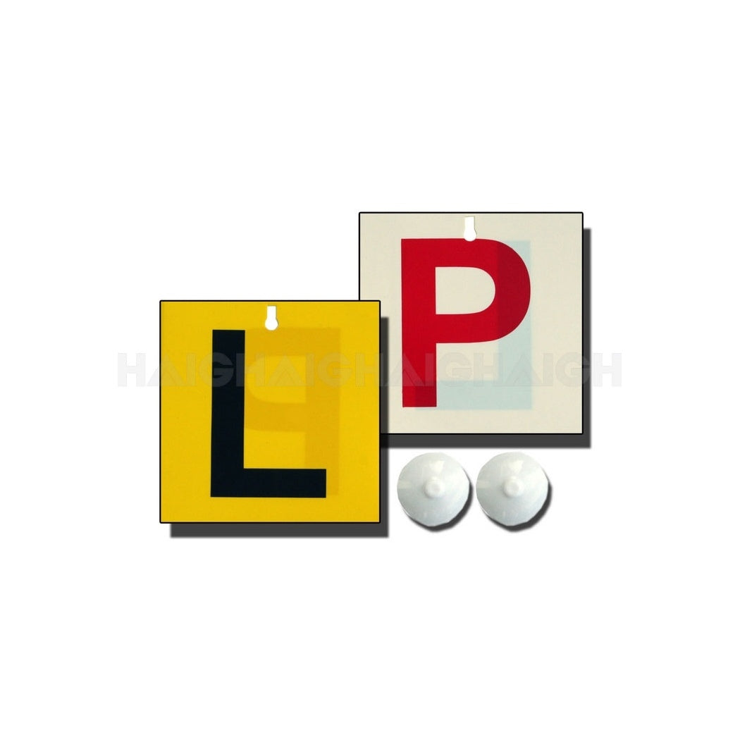D Sided Red P & L with Suct Cups
