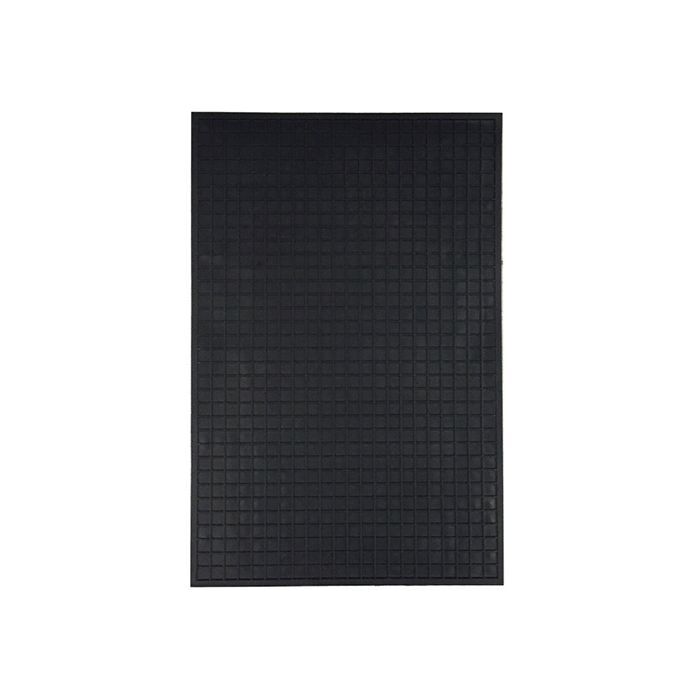 PC Covers Large Black Rectangular Rubber Mat 64 x 49cm