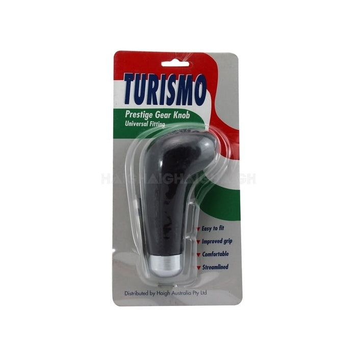 Gear Knob Black Leather Finish