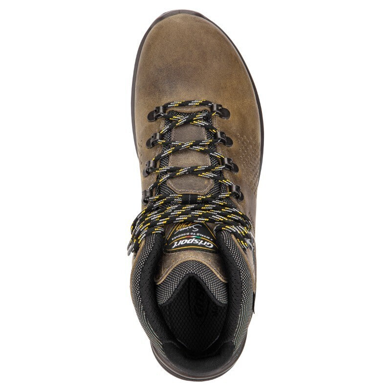 Grisport Pinnacle Mid WP Crazy Horse/Black Hiking Boots