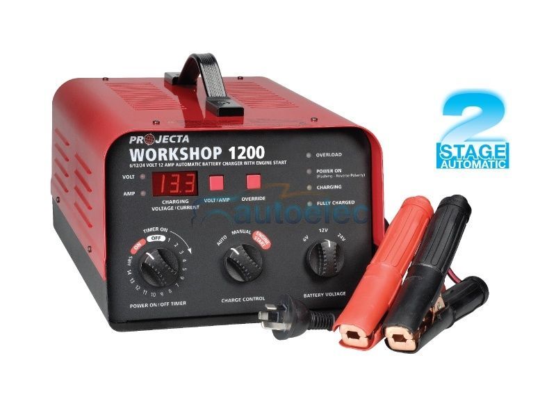 Projecta Hdbc20 6 12 24 Volt 12A Workshop Car Truck Charger Engine Starter Start