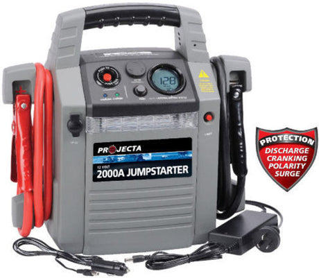 Projecta Battery Jump Starter 2000A Amp Jumpstarter Pack Power Supply Hp2012