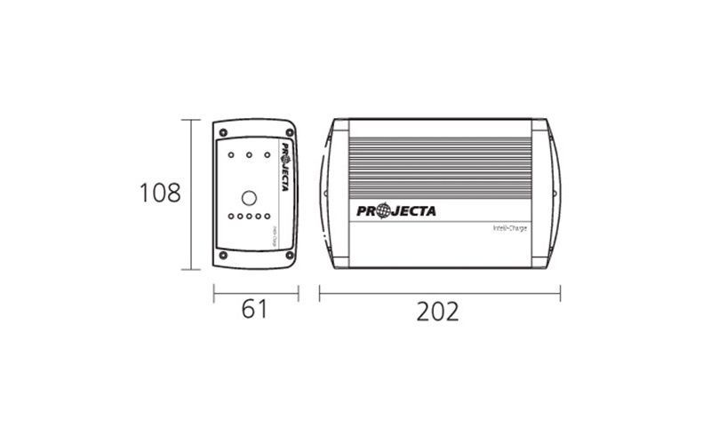 Projecta Ic1000 Battery Charger 12 Volt 10A Amp 12V 7 Stage Agm Deep Cycle New