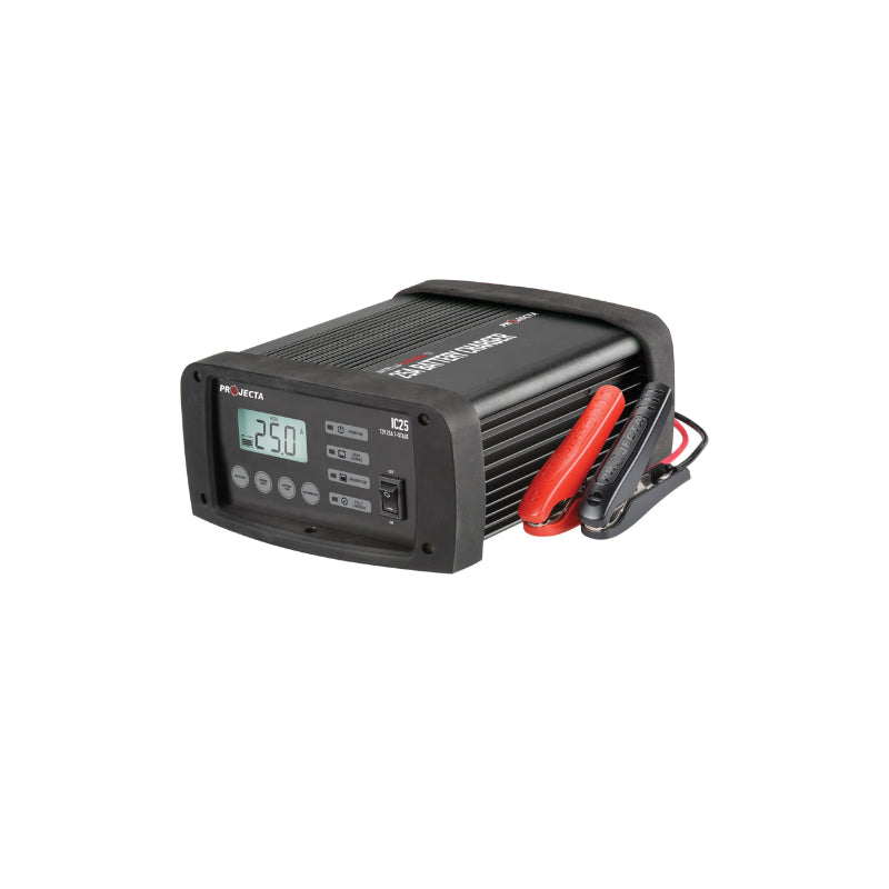 Projecta 12V Automatic Workshop 25 Amp 7 Stage Battery Charger Multi Chemistry Lithium