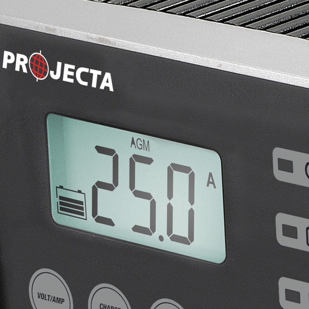 Projecta 12V Automatic Workshop 25 Amp 7 Stage Battery Charger Multi Chemistry Lithium