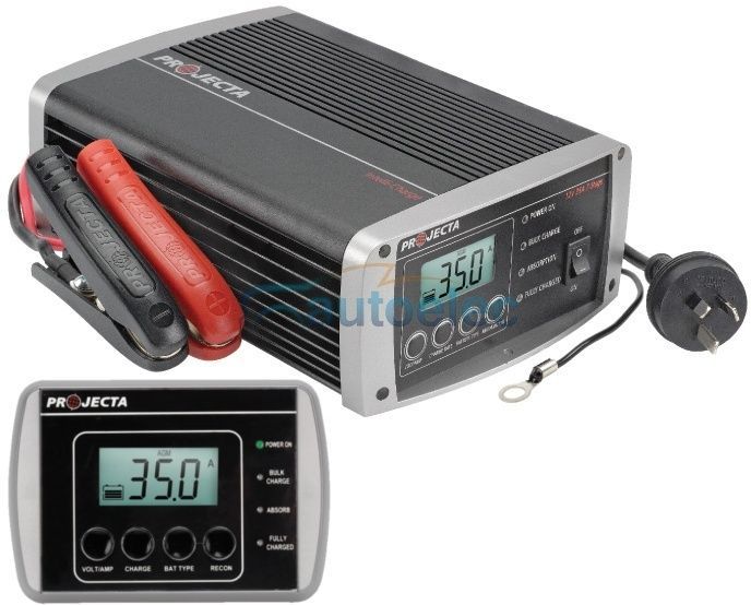 Projecta Ic3500 7 Stage Charger 12V 35 Amp Agm Deep Cycle Gel Calcium Caravan