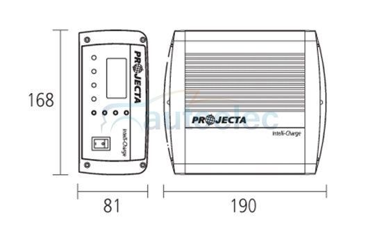 Projecta Ic800-24 Battery Charger 24 Volt 8 Amp 7 Stage Agm Deep Cycle New 24V