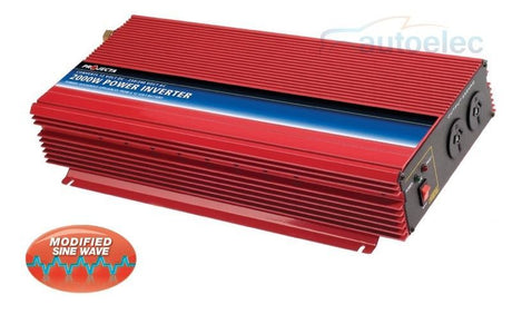 Projecta Power Inverter Im2000 Modified Sine Wave 2000W 12 Volt Car Dc To Ac New