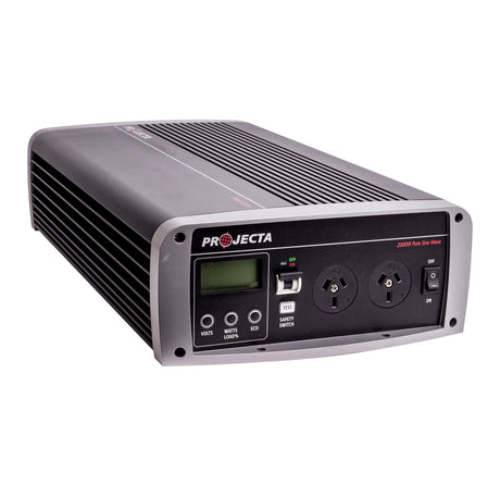 Projecta Power Inverter Ip2000 Pure Sine Wave 2000W 12 240 Volt Car Dc To Ac New