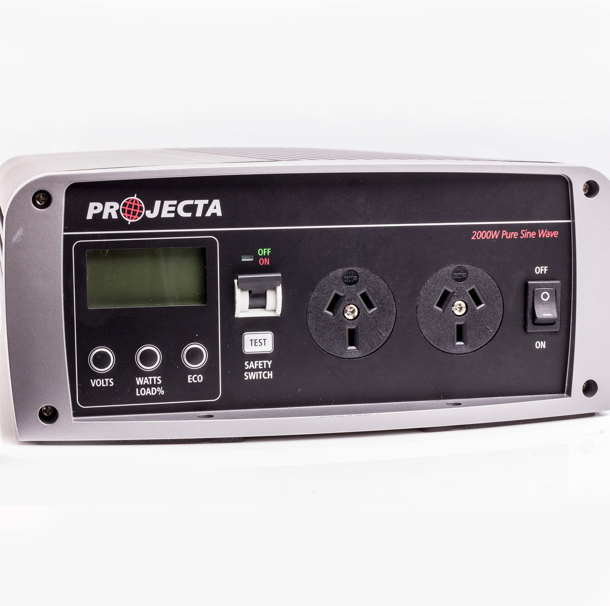 Projecta Power Inverter Ip2000 Pure Sine Wave 2000W 12 240 Volt Car Dc To Ac New