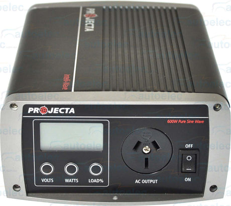 Projecta  Power Inverter Ip600 Pure Sine Wave 600W 12V  12 Volt Car Dc To Ac New
