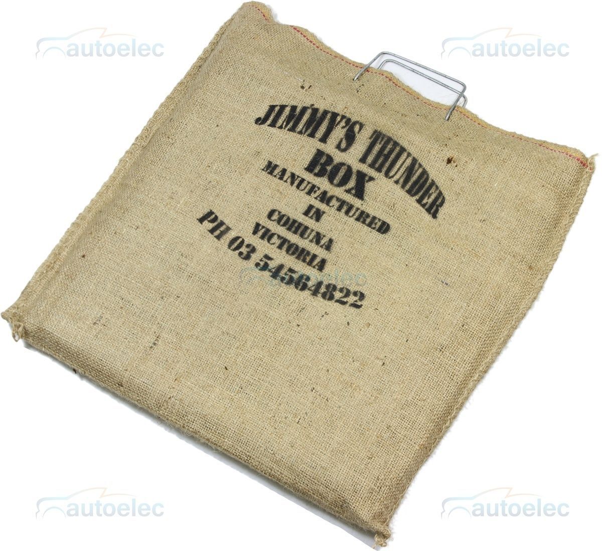 Jimmy's Thunderbox Outdoor Portable Toilet Black