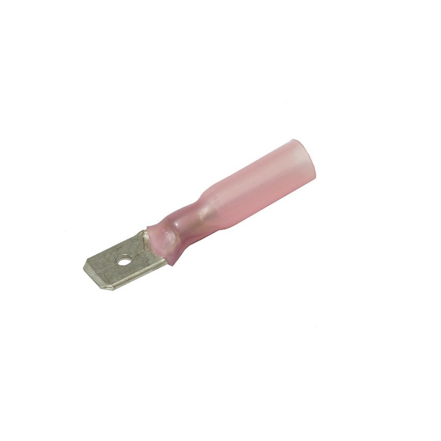 Connectors Waterproof Male Red 6.3mm 5 Pcs