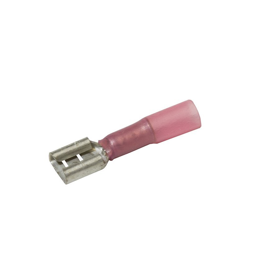 Connectors Waterproof Female Red 6.3mm 5 Pcs