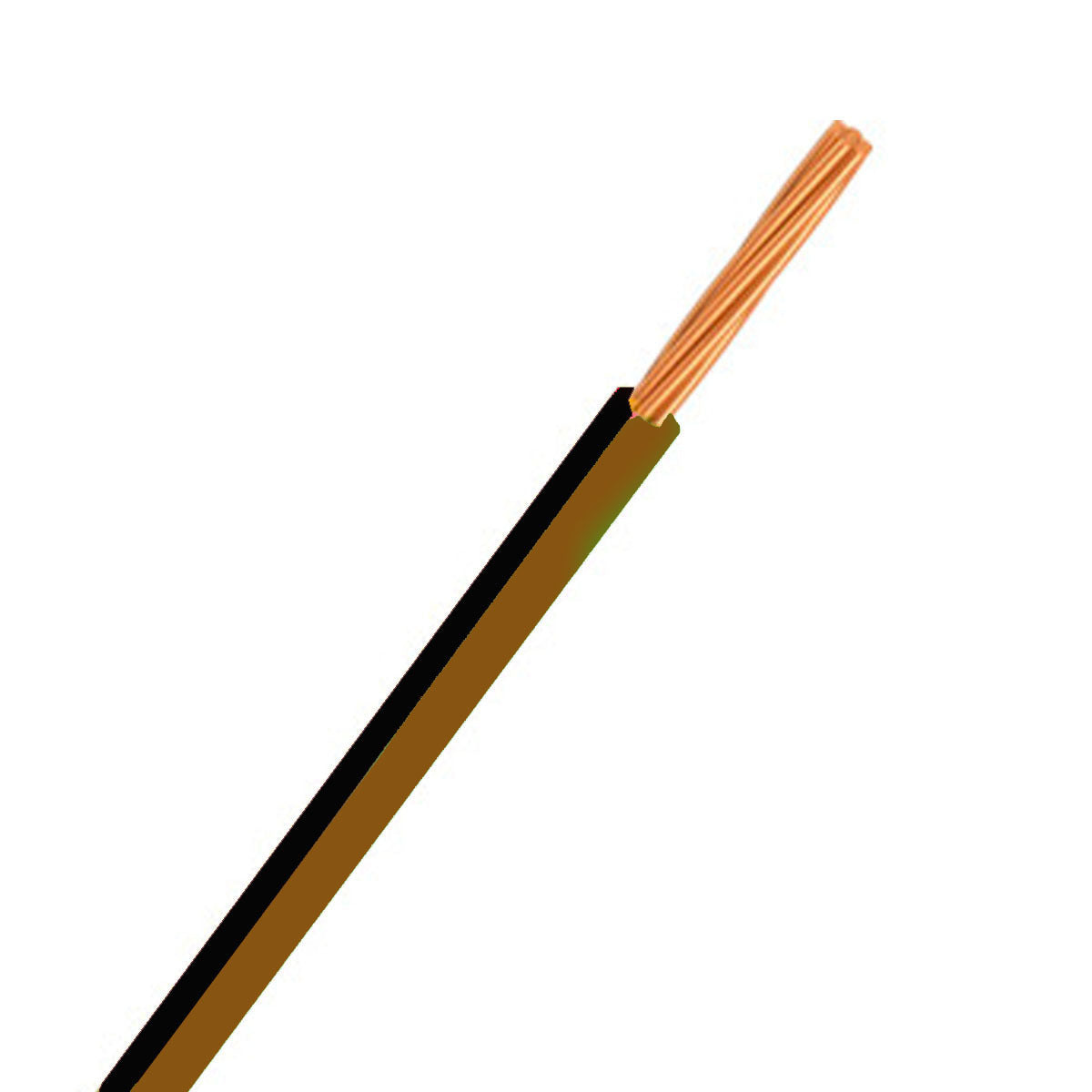 Automotive Single Core Cable 3mm Brown & Black 16 .30 Stranding 100M Roll