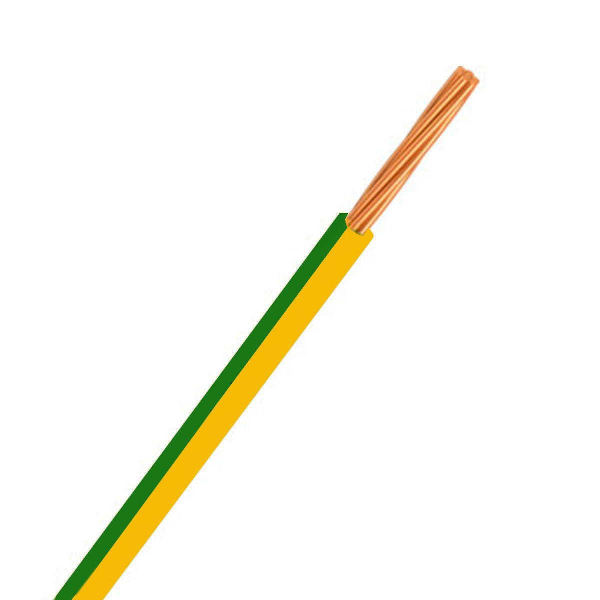 Automotive Single Core Cable 3mm Yellow & Green 16 .30 Stranding 100M Roll