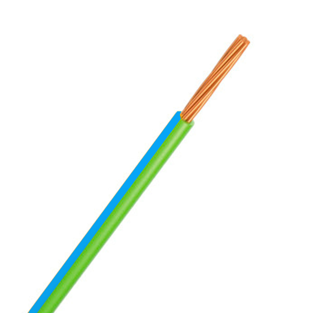 Automotive Single Core Cable 3mm Green & Blue,16 .30 Stranding 30M Roll