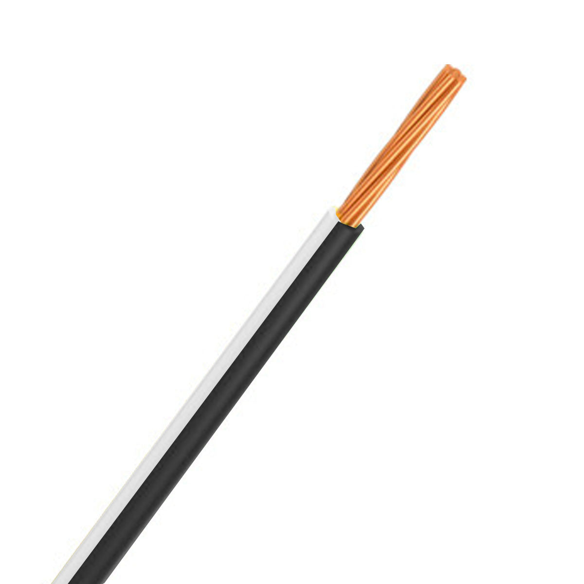 Automotive Single Core Cable 4mm Black & White 23 .32 Stranding 100M