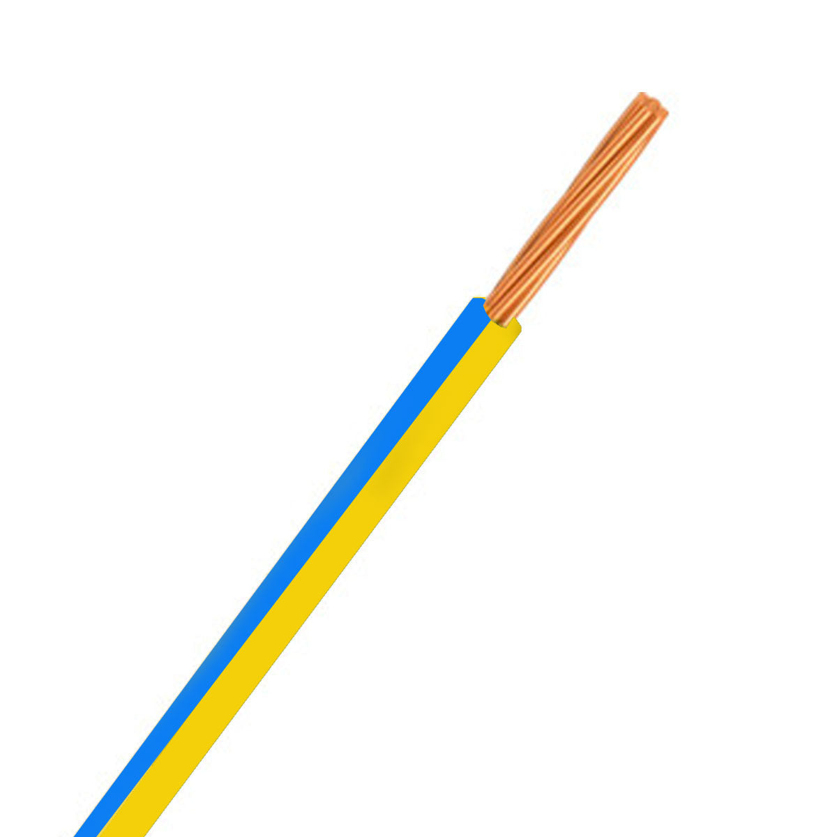 Automotive Single Core Cable 4mm Yellow & Blue 23 .32 Stranding 100M