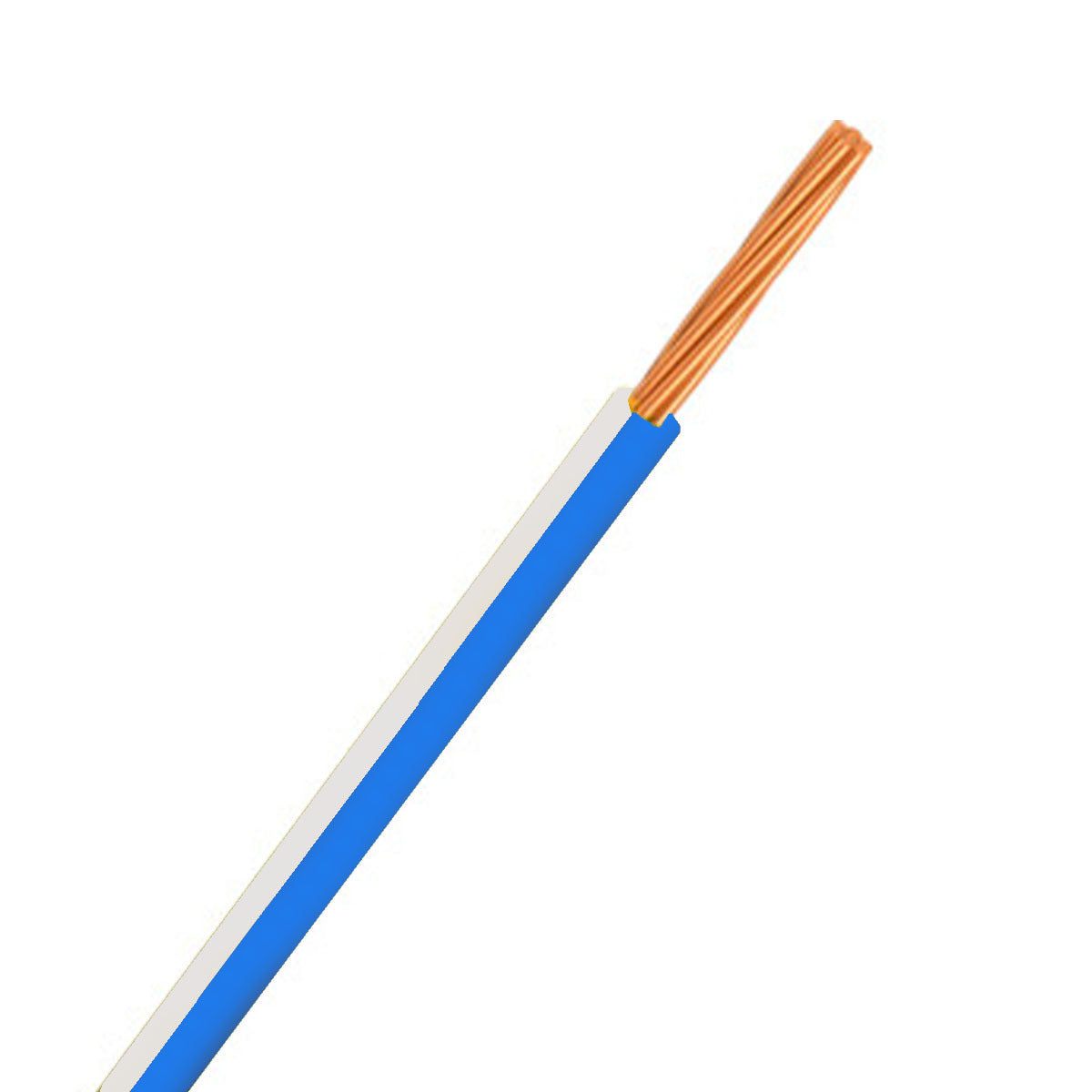Automotive Single Core Cable 4mm Blue & White 23 .32 Stranding 30M