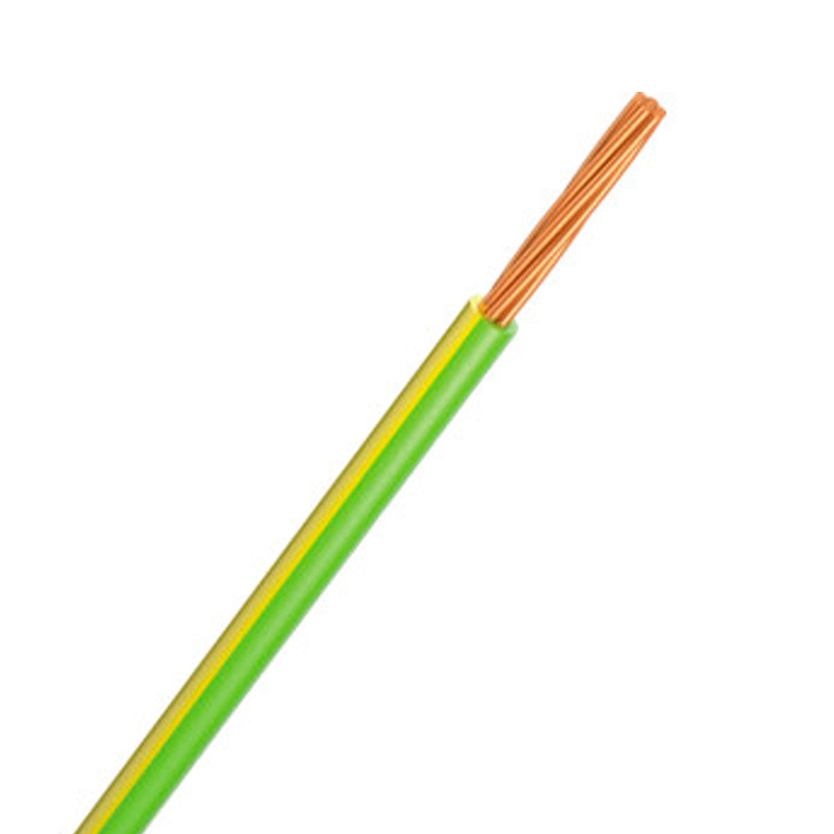 Automotive Single Core Cable 4mm Green & Yellow 23 .32 Stranding 30M