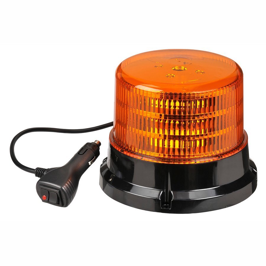 LED Beacon Amber Magnetic 9-33V With 12V Accessory Socket