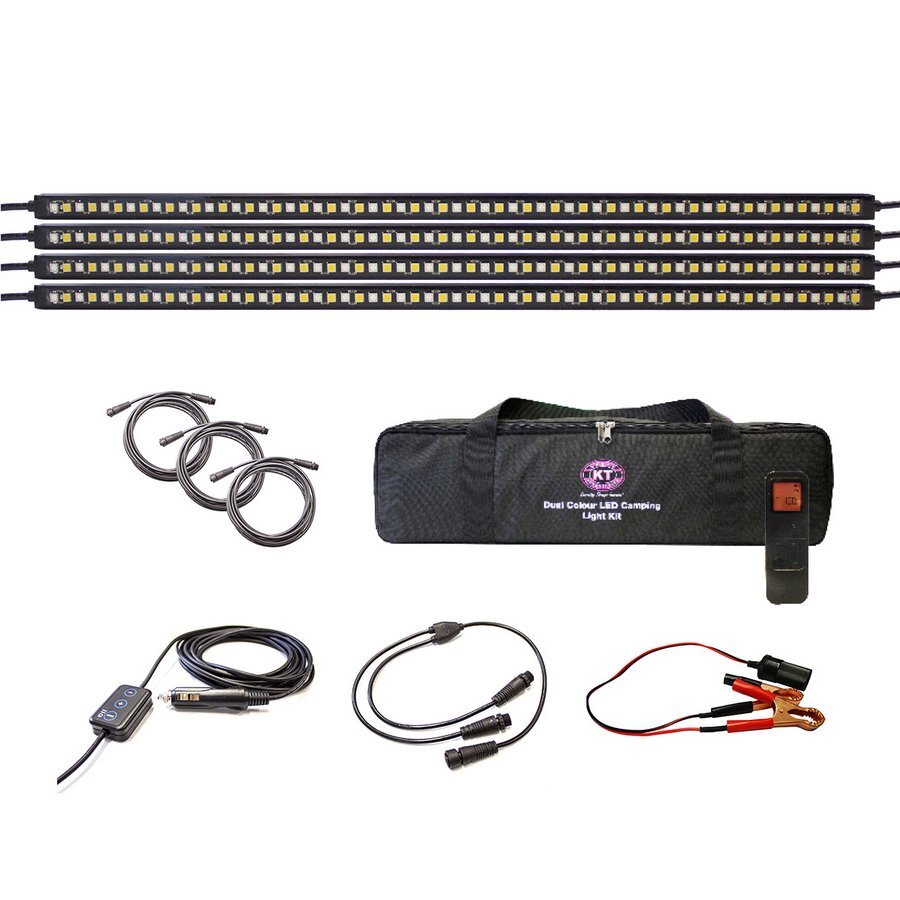 Dual Colour LED Camping Light Kit