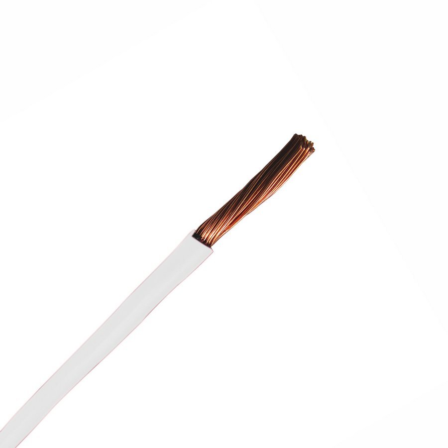 Automotive Single Core Cable 5mm White 41 .30 Stranding 30M