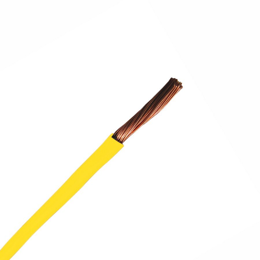 Automotive Single Core Cable,5mm Yellow 41 .30 Stranding 30M