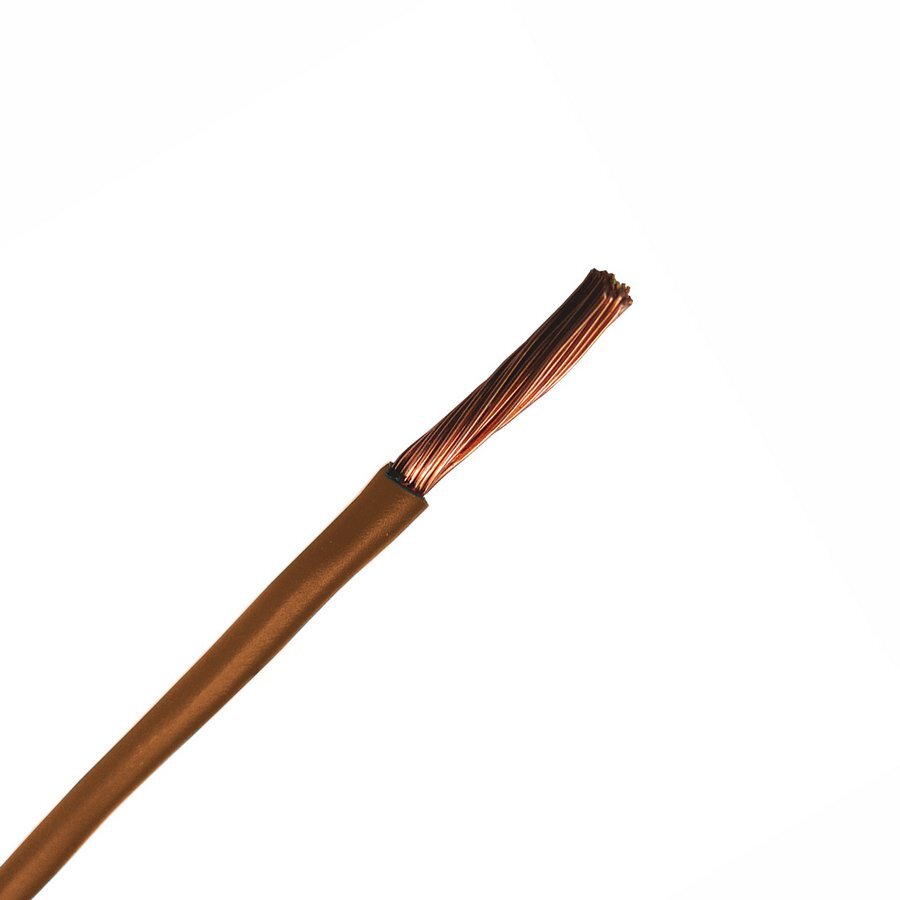 Automotive Single Core Cable 6mm Brown,65 .30 Stranding 30M