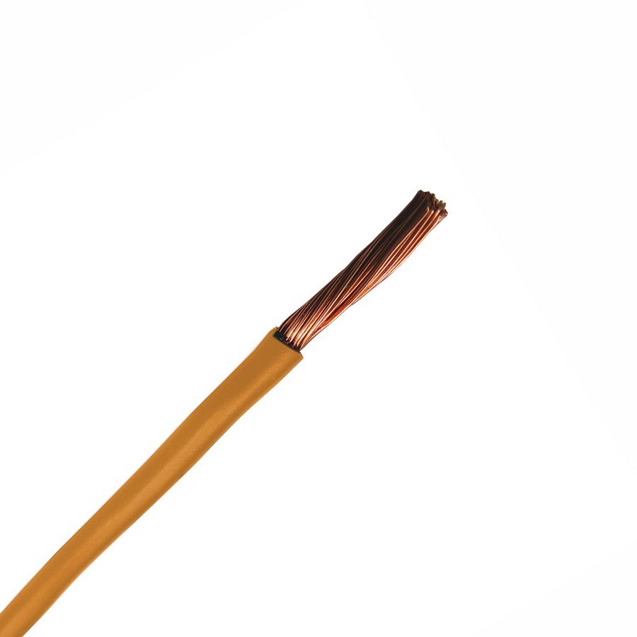 Automotive Single Core Cable 6mm Orange 65 .30 Stranding 30M
