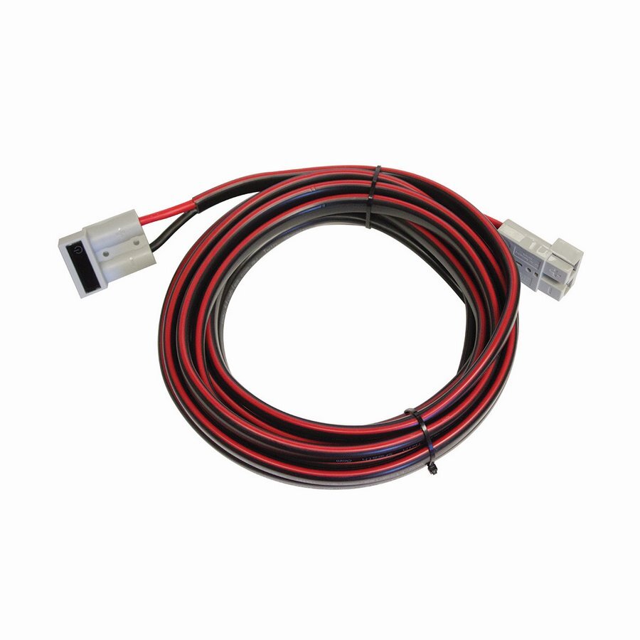 5m Extension Lead 50 Amp 12V Connector With In-Built Voltmeter To Standard 50 Amp 12-36V Connector