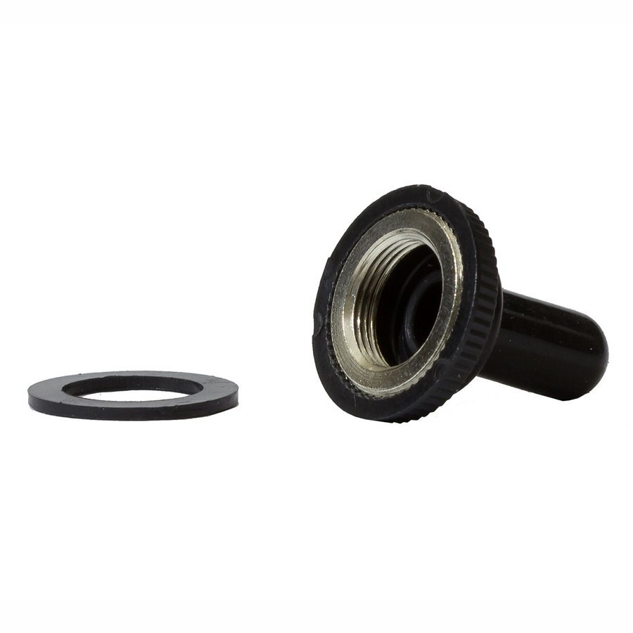 Toggle Switch Cover Rubber Boot to suit Metal Toggle Switches Retail Blister Qty 1