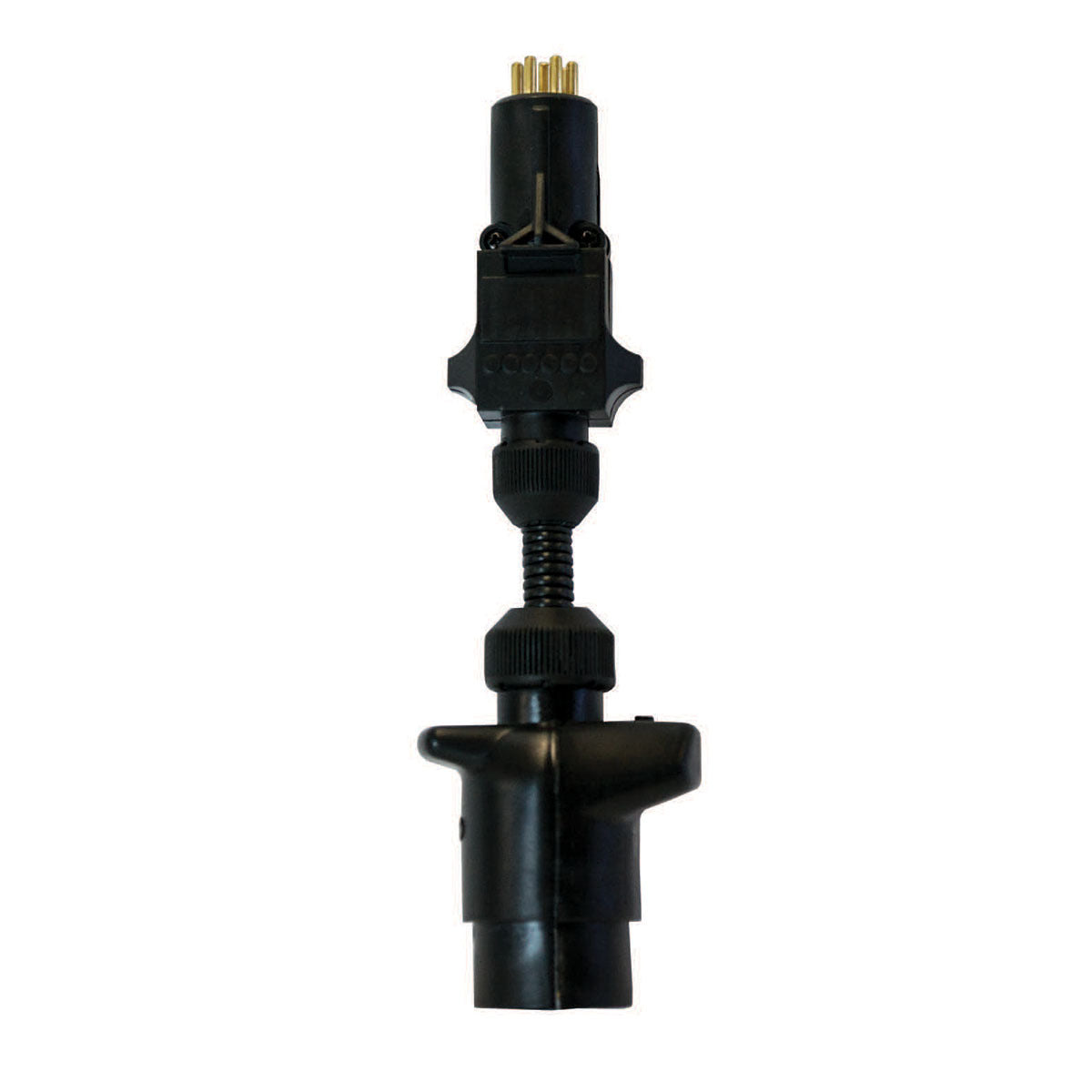 7 Pin Large Round Socket to Small Round Plug