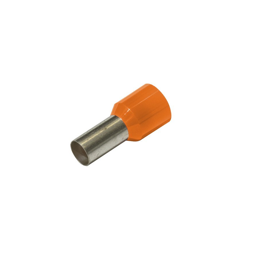 Bootlace Ferrules Orange 4.0mm_