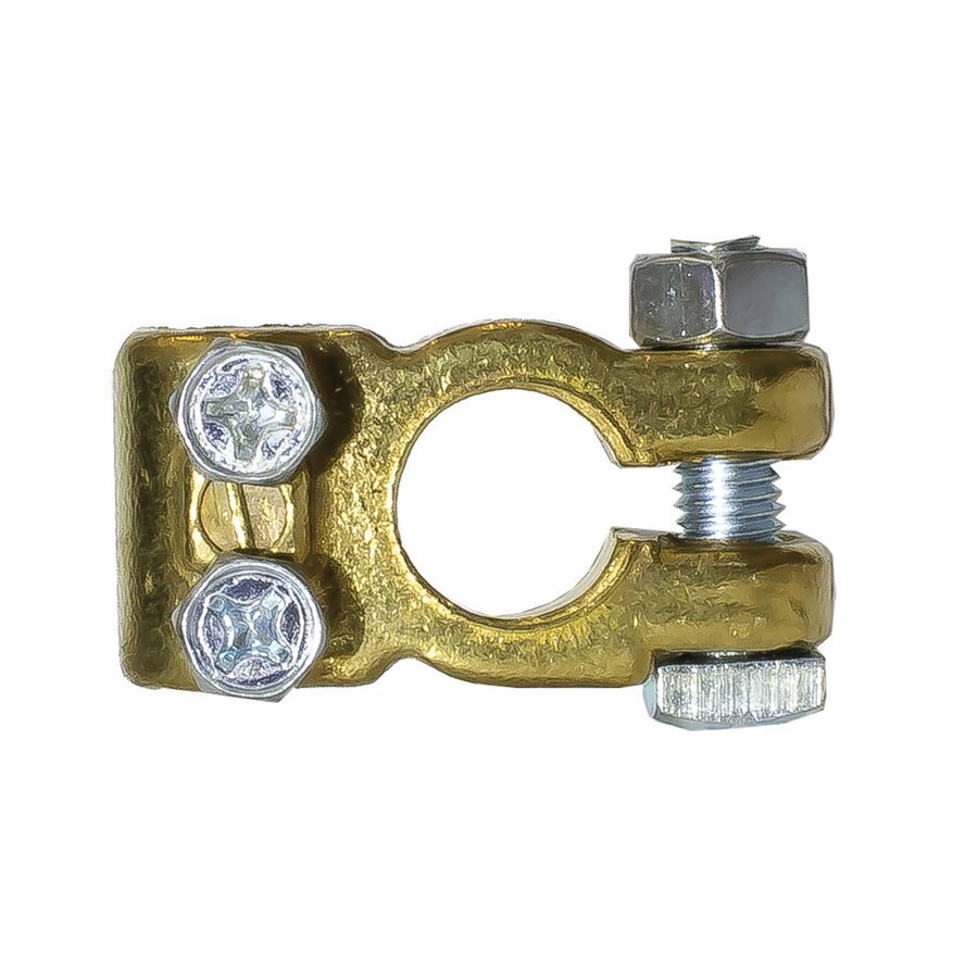 Battery Terminal Heavy Duty Side Entry Negative Suits 70mm Blister Pack