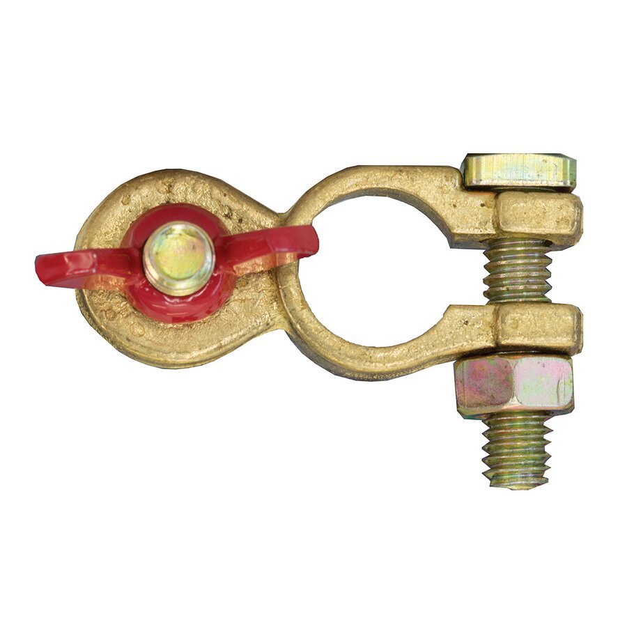 Battery Terminal Positive Wing Nut Red 35mm â€“ 50mm