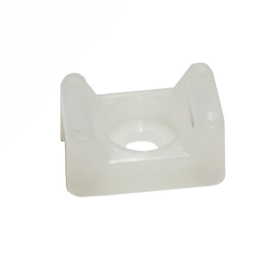 Cable Tie Anchor Base Screw Natural 6.4mm Dia