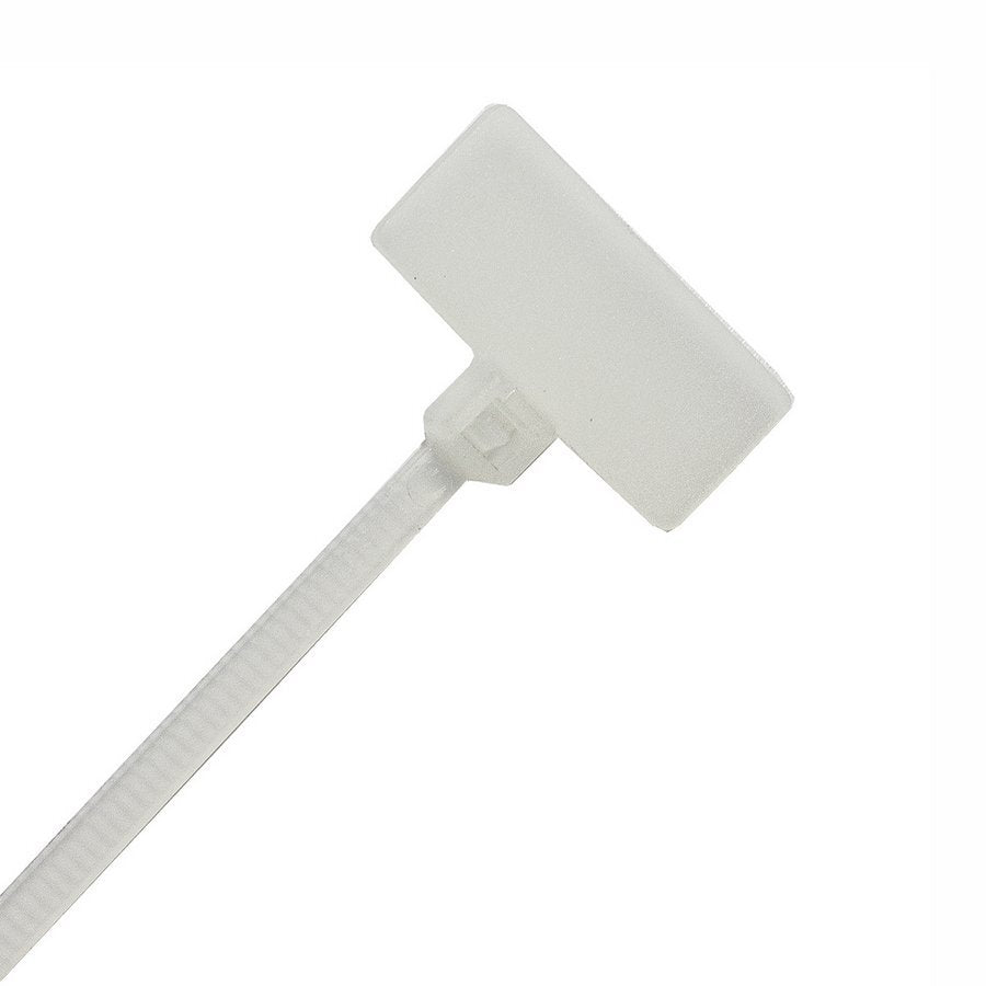 Identification Cable Ties Black UV Treated 200mm Long x 4.8mm Wide 100 Pack