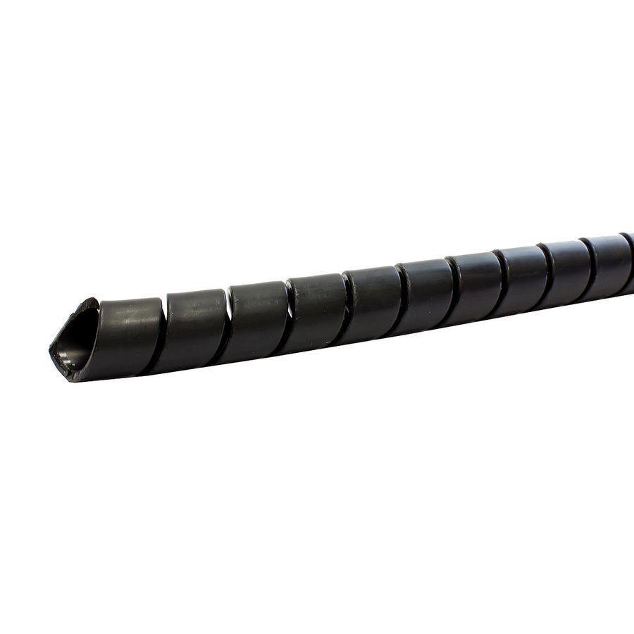 Pigs Tail Black 25mm 20M