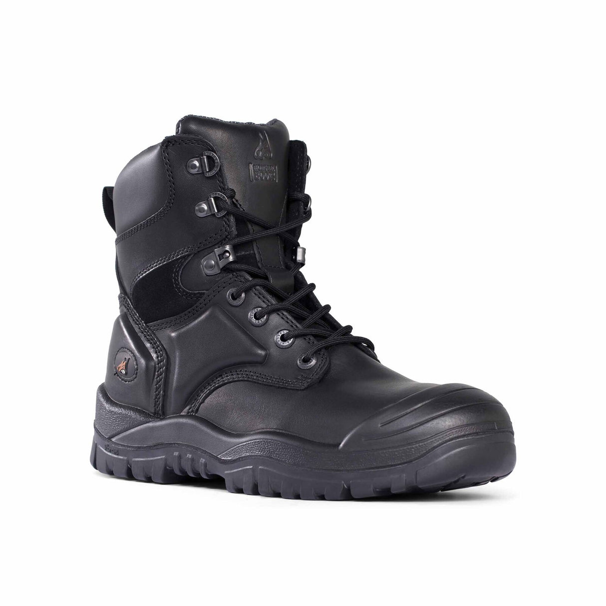 Mongrel Boots High Leg Lace Up Boot W/ Scuff Cap