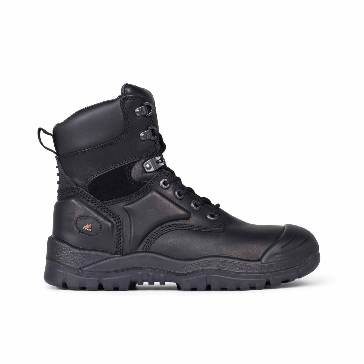 Mongrel Boots High Leg Lace Up Boot W/ Scuff Cap