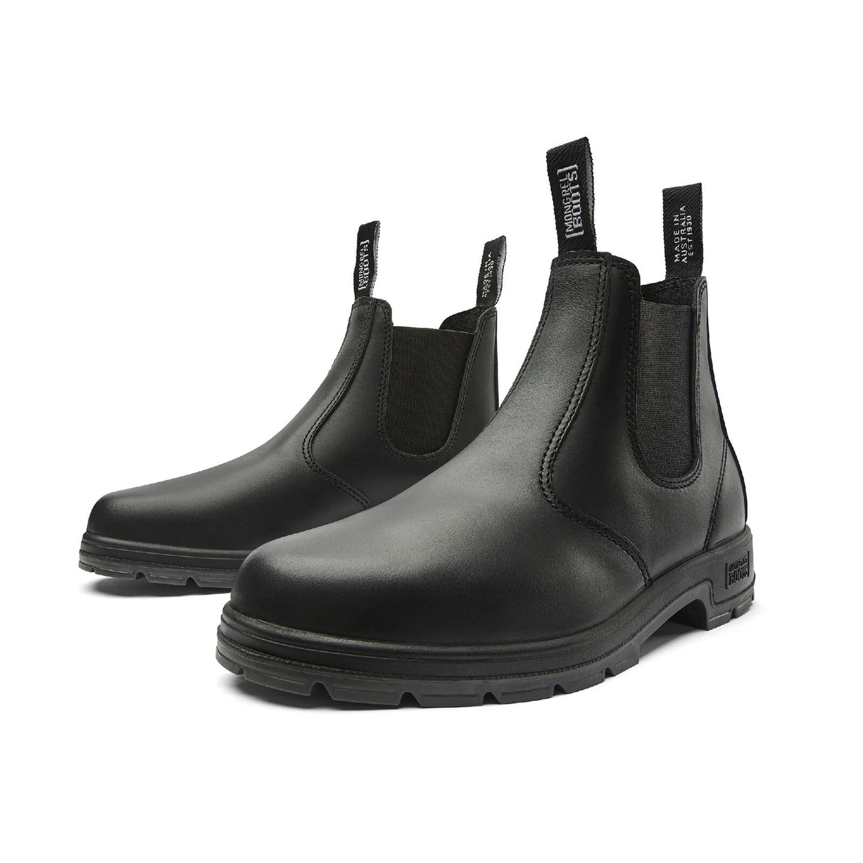 Mongrel Boots K9 Black Oil Kip Elastic Sided Boot