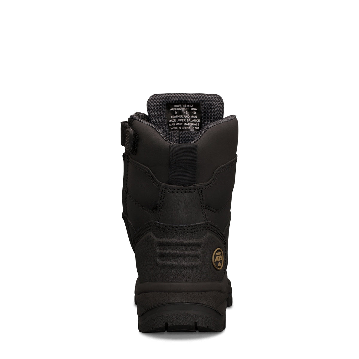 Oliver AT 55 Series 150mm Black Zip Sided Boot