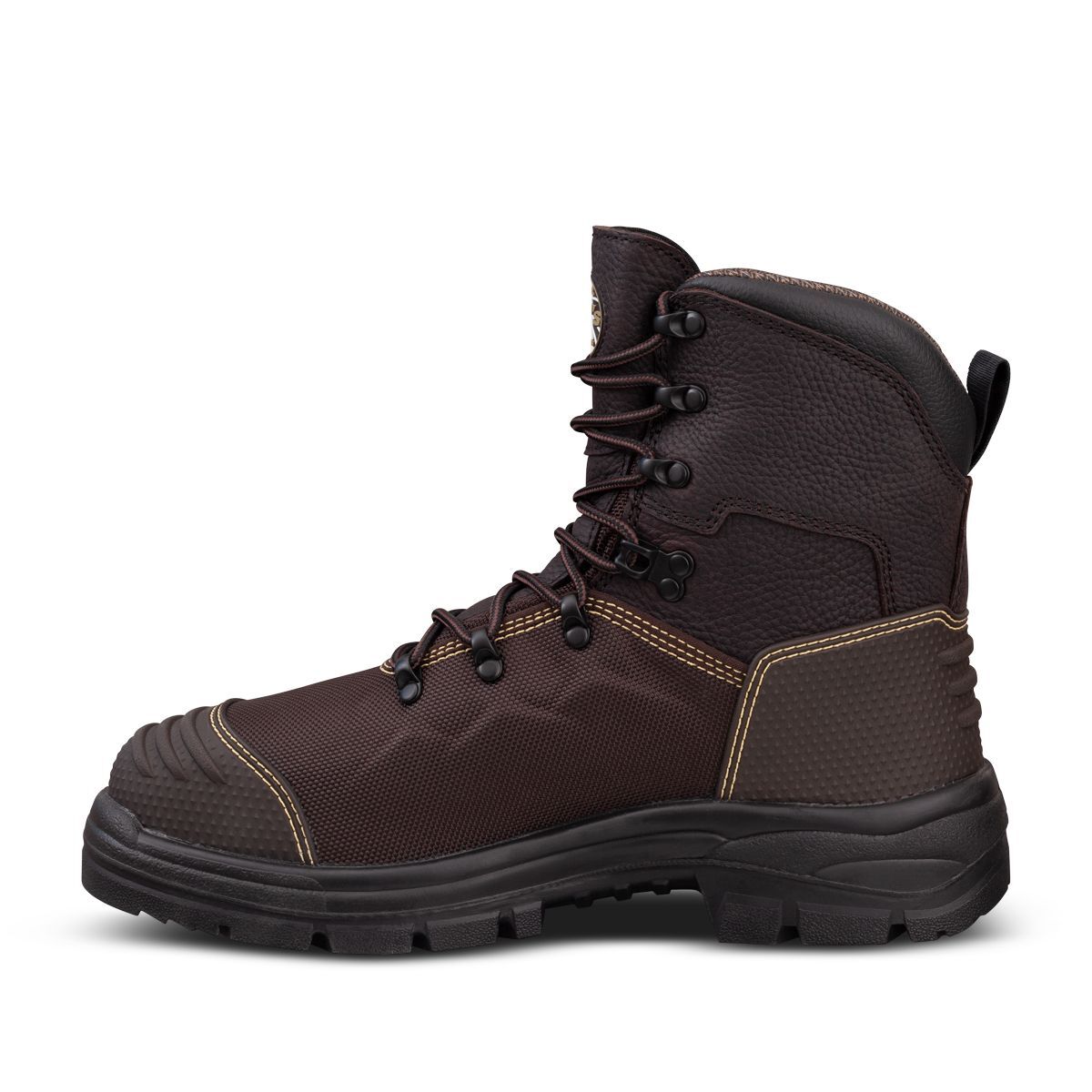 Oliver AT 65 Series 150mm Brown Lace-up Boot – Caustic and 100% Waterproof