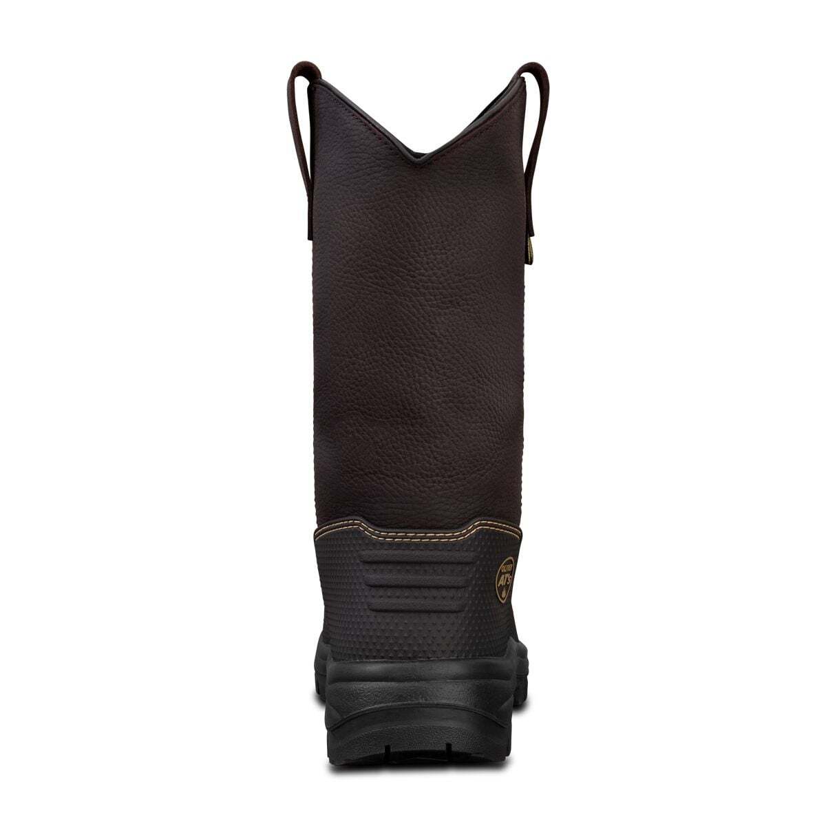 Oliver AT 65 Series 240mm Brown Pull-on Riggers Boot - Caustic and 100% Waterproof