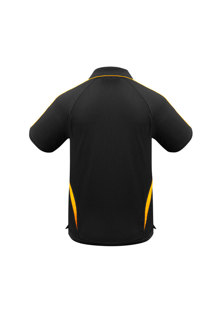 Biz Collection Kids Flash Polo Black/Gold