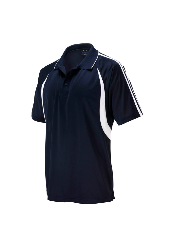 Biz Collection Kids Flash Polo Maroon/White